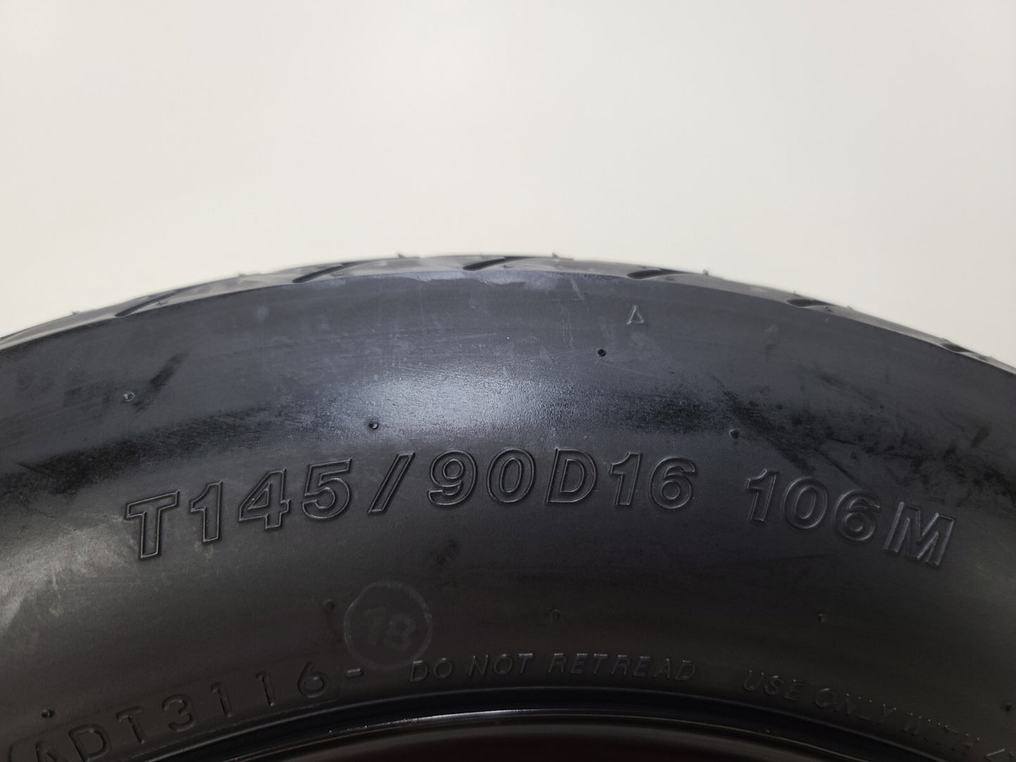 SPARE TIRE 16" W/JACK KIT FITS 2016 MAZDA CX5 COMPACT DONUT .