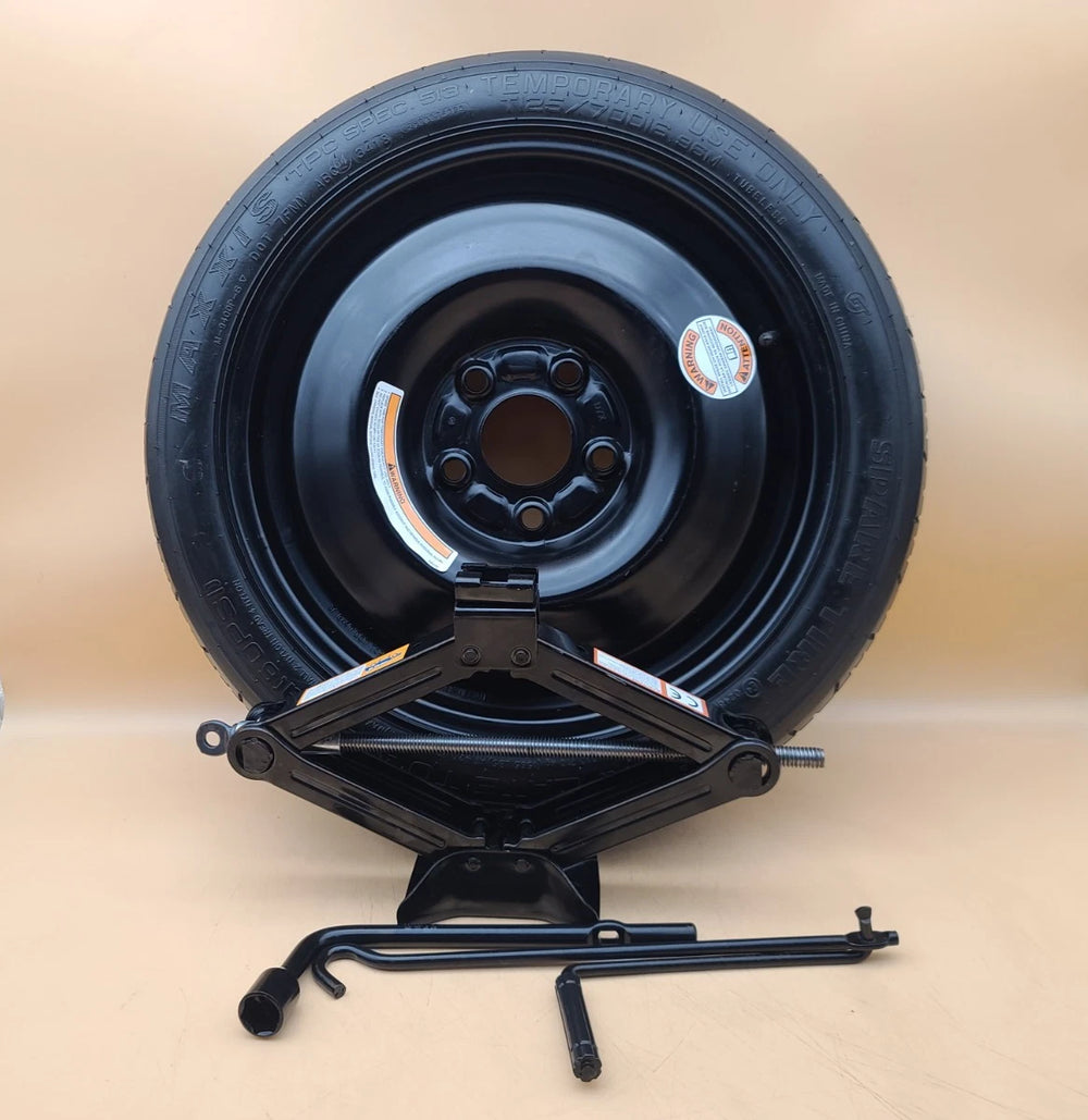 Spare Tire W/ Jack Kit 16" Fits 2013-2022 Nissan Sentra Compact Donut.