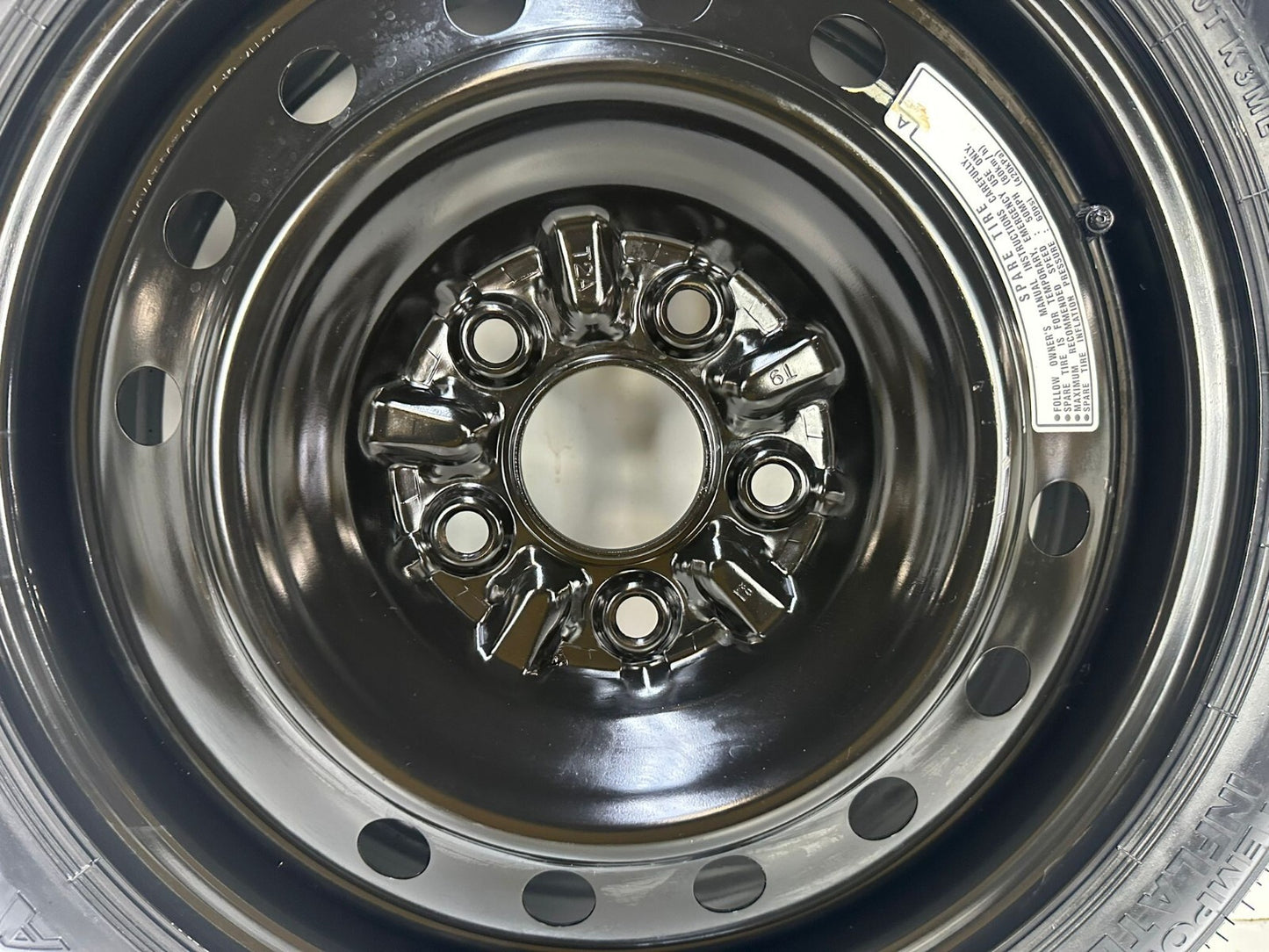 SPARE TIRE 16" W/JACK FITS 2019-2023 HONDA INSIGHT DONUT