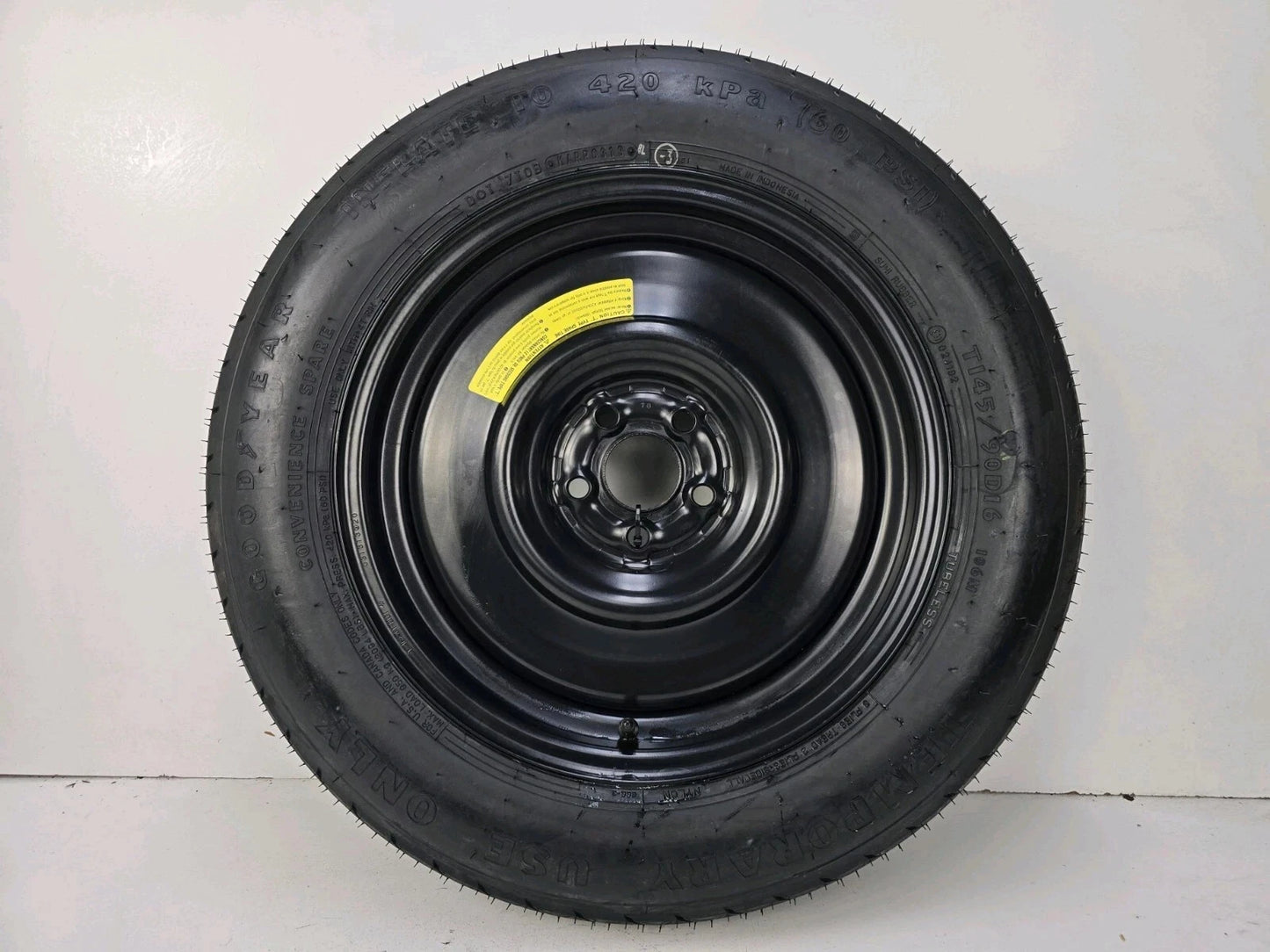 SPARE TIRE 16" W/JACK KIT FITS 2013-2016 SCION FRS DONUT