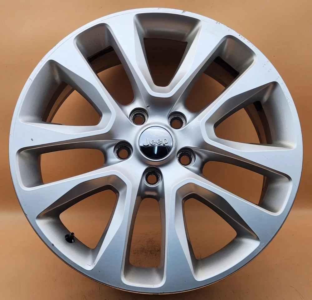 2017-2022 Jeep Grand Cherokee Wheel Rim 20x8 Aluminum Silver Painted OEM