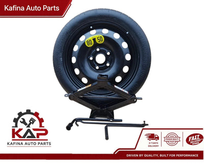 SPARE TIRE W/JACK KIT 16" FITS 2014-2019 VOLKSWAGEN GOLF COMPACT DONUT