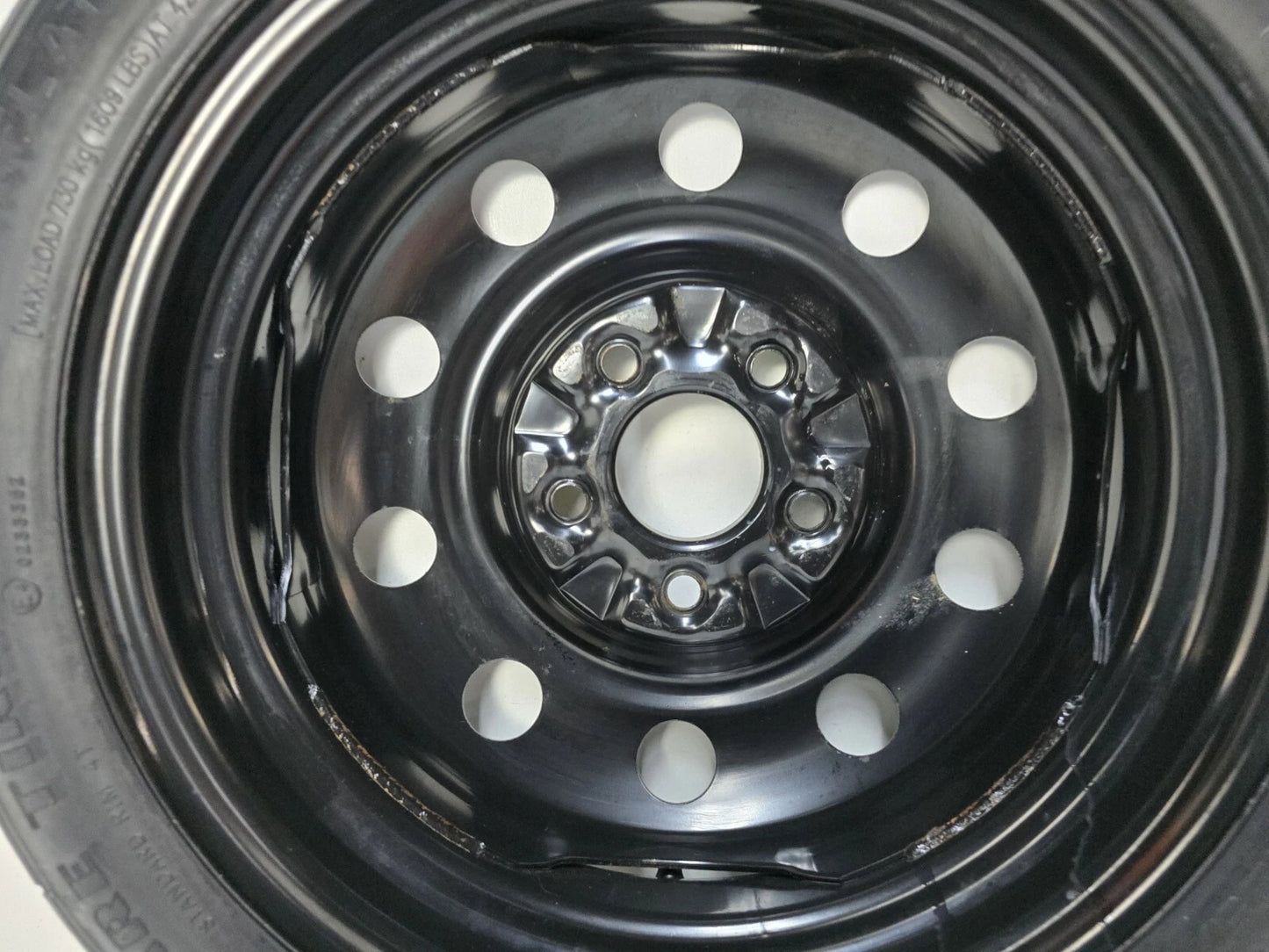 SPARE TIRE W/JACK KIT 16" FITS 2011 KIA OPTIMA DONUT .