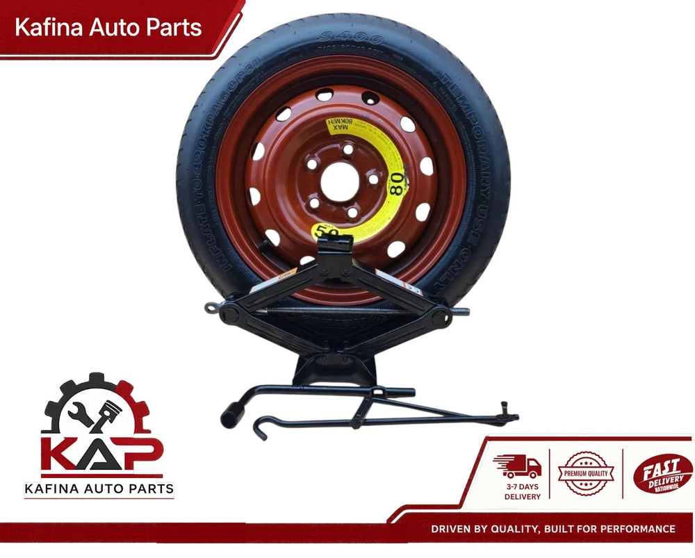 Spare Tire 15" W/Jack Kit Fits:2023- 2024 Kia Forte  Compact Donut