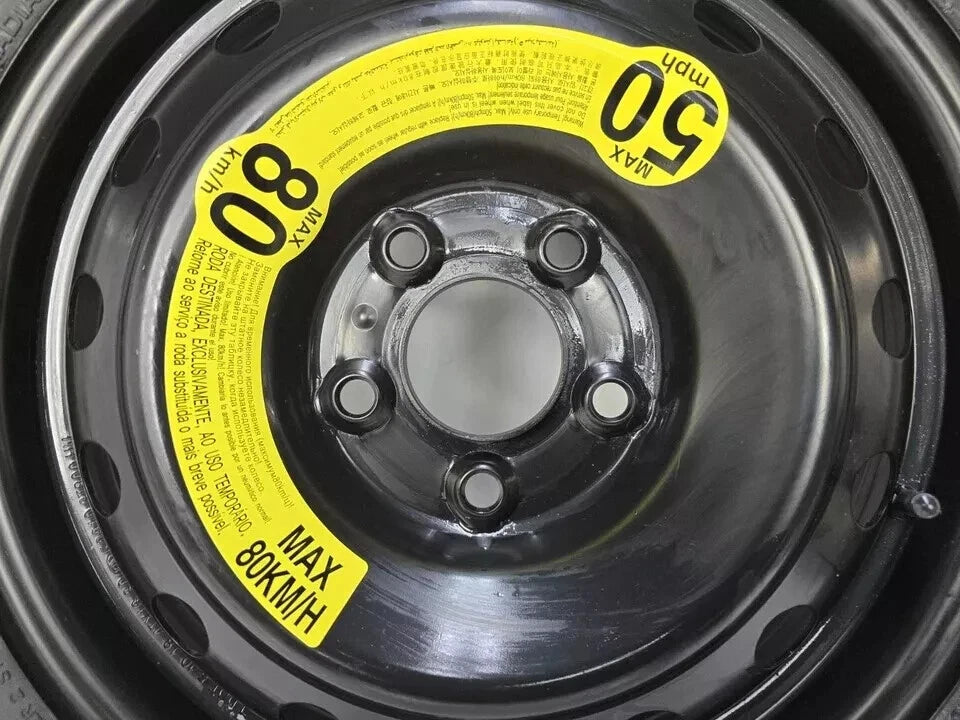 SPARE TIRE W/JACK KIT 16" FITS 2021 KIA NIRO AND NIRO EV COMPACT DONUT.