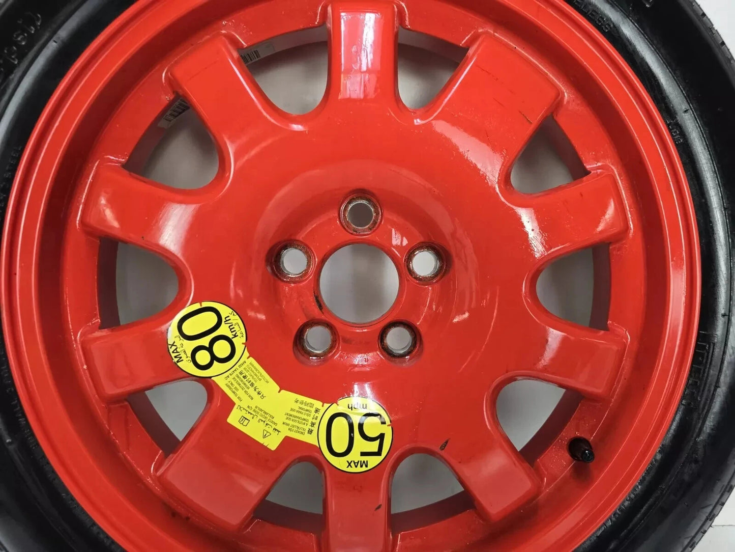 Spare Tire W/Jack Kit 18" Fits 2009-2021 Jaguar XF Compact Donut