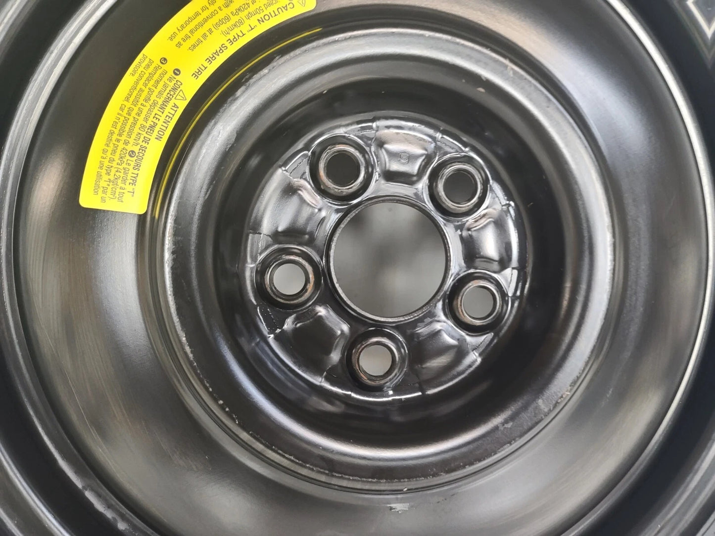 SPARE TIRE W/JACK KIT 16" FITS 2010-2017 SUBARU IMPREZA COMPACT DONUT