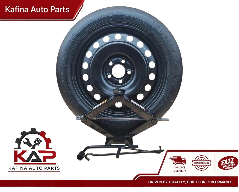 SPARE TIRE W/JACK TOOL KIT 18" FITS 2023 DODGE CHALLENGER COMPACT DONUT