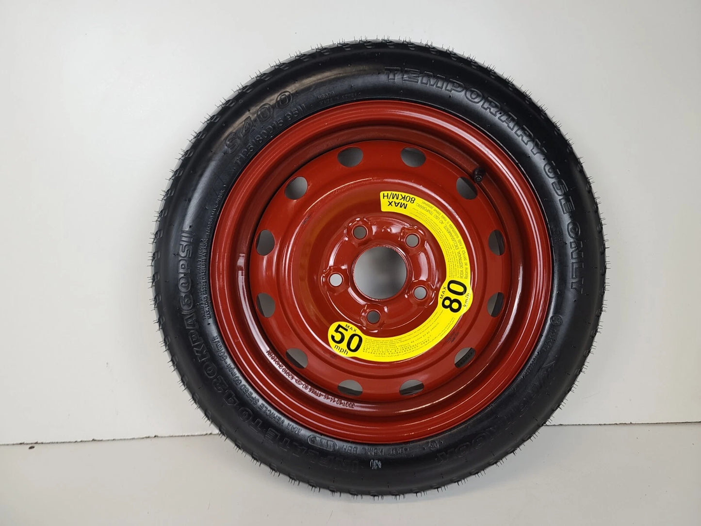 Spare Tire W/Jack Kit 15" Fits : 2007-2019 Hyundai Elantra Compact Donut