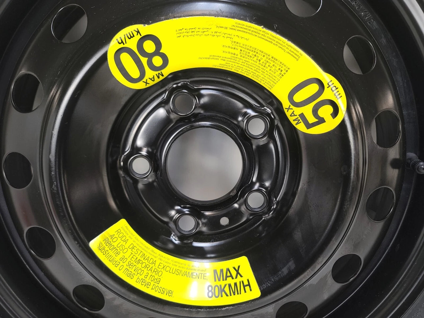 Spare Tire 16" Fits 2013-2021 Hyundai Veloster OEM Compact Donut