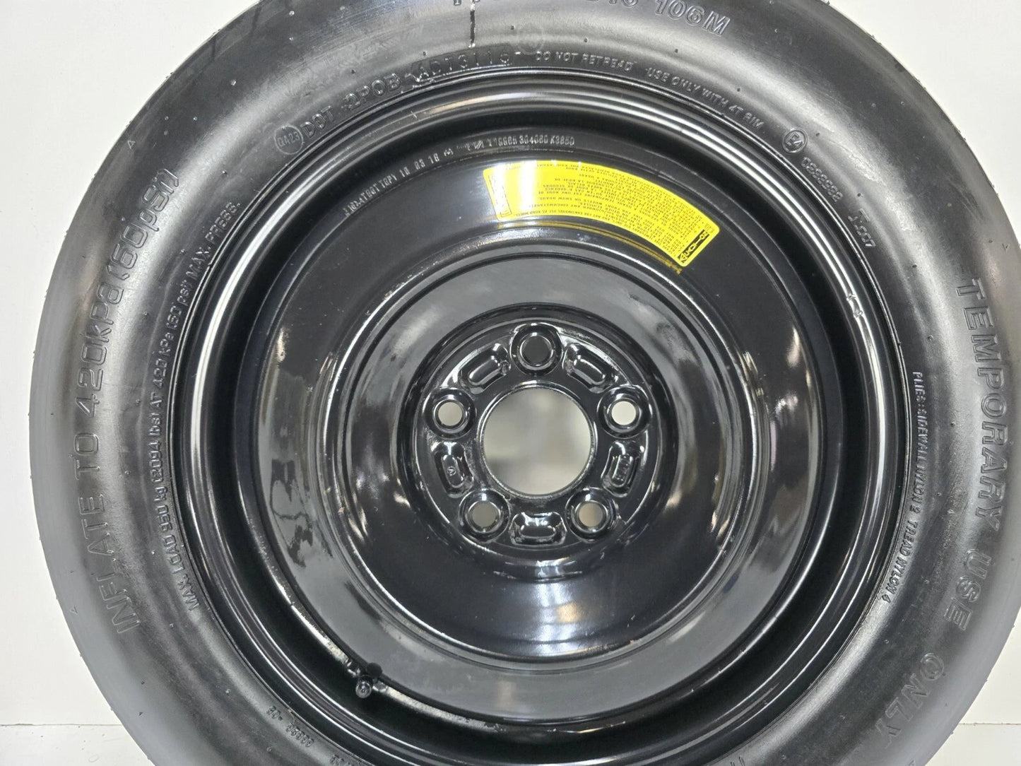SPARE TIRE 16" FITS 2019 MAZDA CX5 OEM GENUINE DONUT .