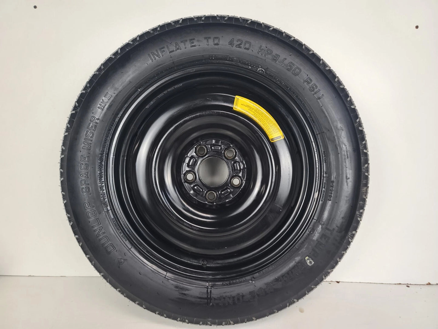 Spare Tire 18" Fits2014-2016 Mazda CX5 OEM Genuine Donut