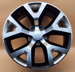 2014-2018 Jeep Cherokee Wheel Rim 17 x 7-1/2" Polished W/Painted Pockets OEM