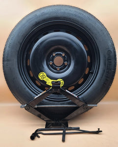 SPARE TIRE W/JACK KIT 19" FITS: JAGUAR F-PACE 2017-2022 COMPACT DONUT