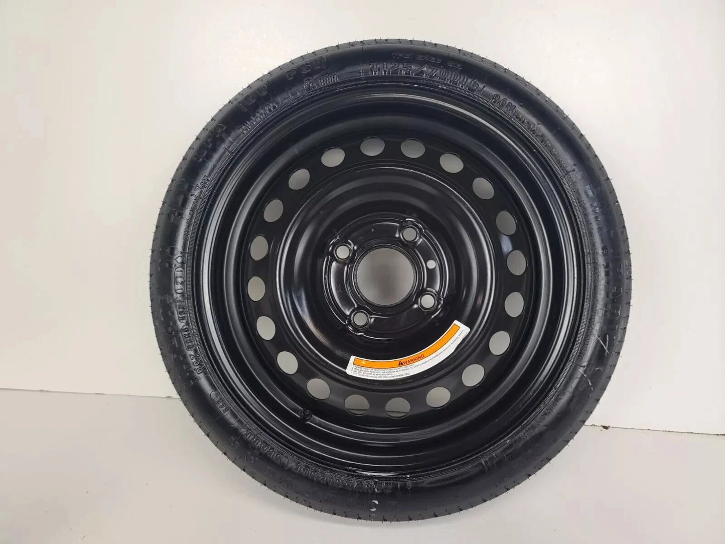 Spare Tire 16" W/Jack Kit Fits 2007-2012 4Lugs Nissan Sentra Compact Donut