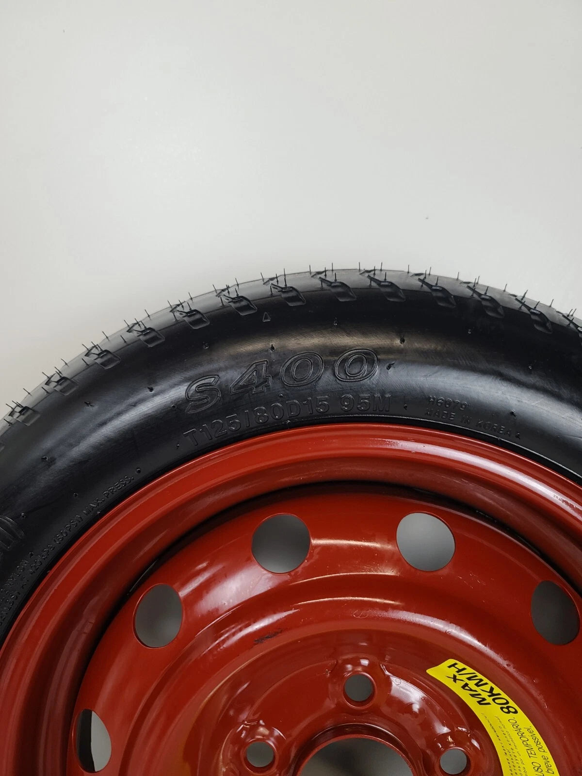 Spare Tire W/Jack Kit 15" Fits : 2007-2019 Hyundai Elantra Compact Donut