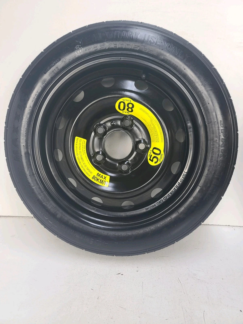 Spare Tire 15"  Fits: 2007-2023 Hyundai Elantra Compact Donut
