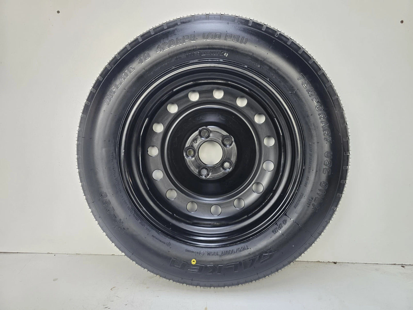 SPARE TIRE W/JACK KIT 17" FITS 2025 HYUNDAI SANTA FE HYBRID COMPACT DONUT