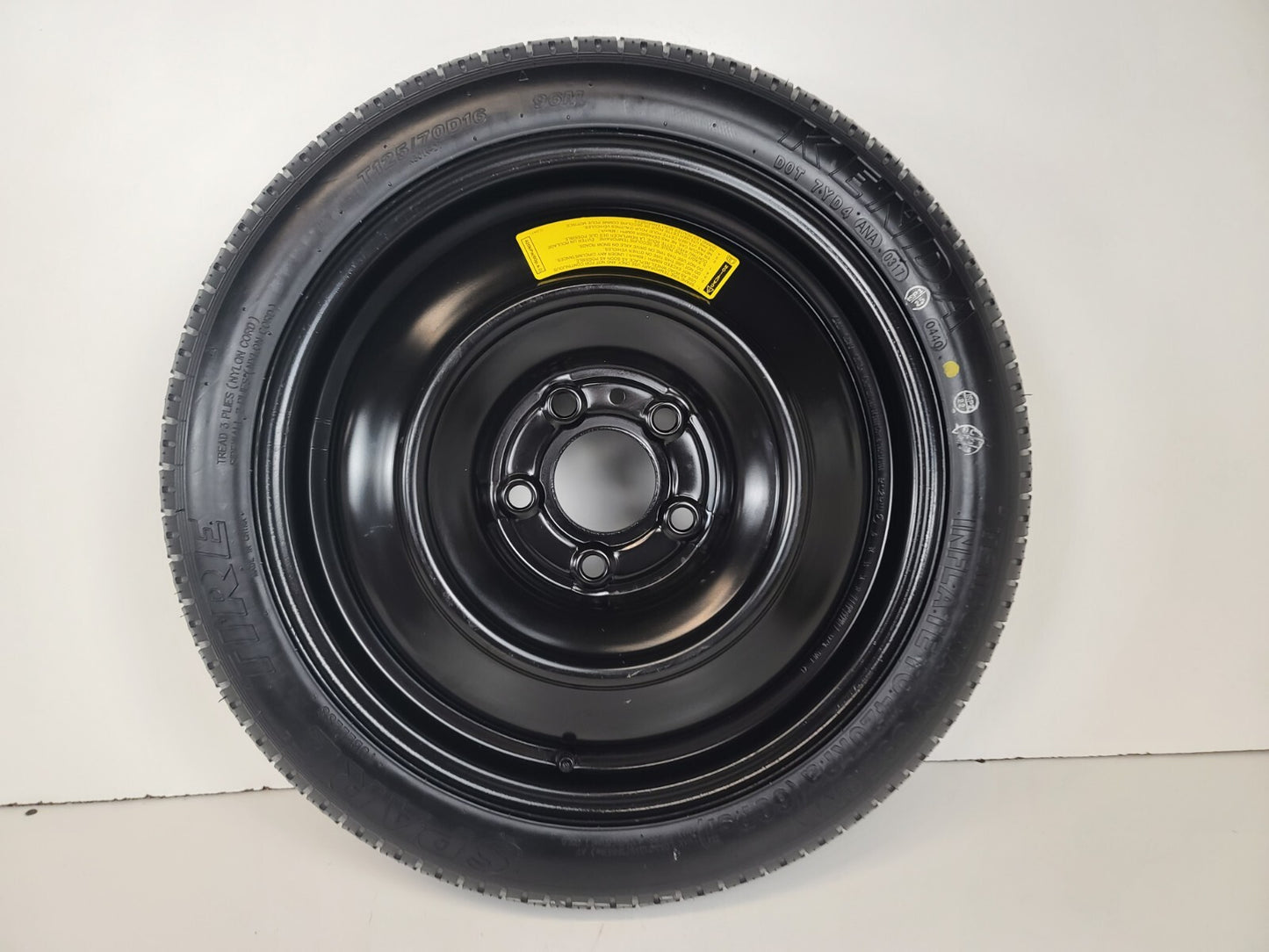 SPARE TIRE 16" FITS 2016 MAZDA 3 OEM GENUINE DONUT