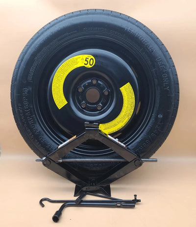 SPARE TIRE W/JACK KIT 18" FITS 2018-2024 VOLKSWAGEN TIGUAN COMPACT DONUT