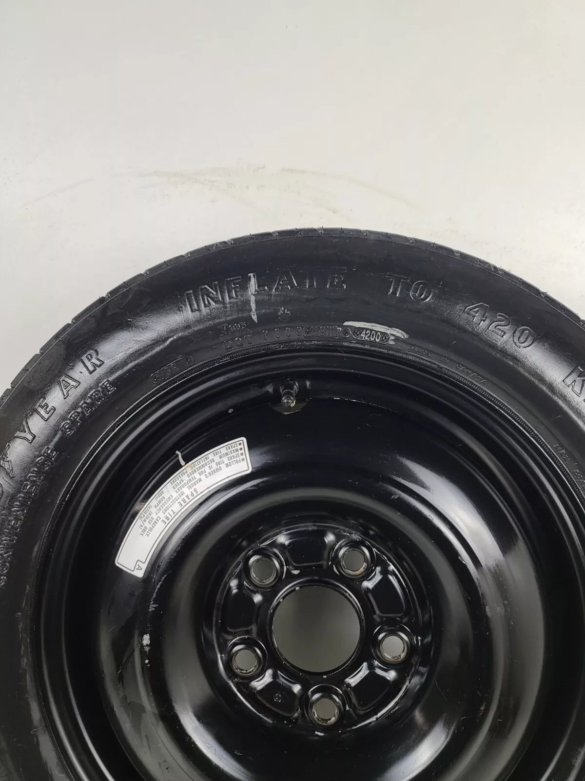 Spare Tire 15’’ Fits:2003 2004 2005 2006 2007 Honda Accord Compact Donut