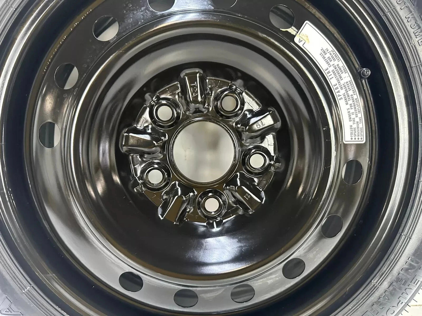 Spare Tire 16’’ W/Jack Kits Fits: 2013-2020 Honda Accord Compact Donut