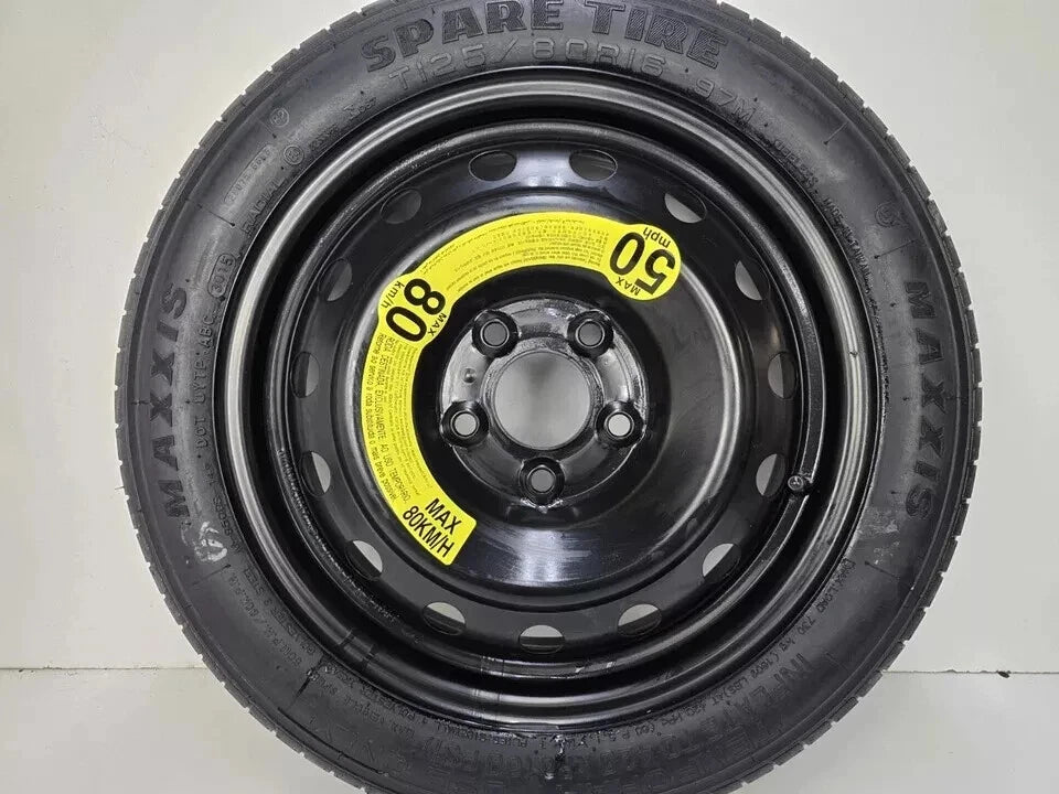 SPARE TIRE W/JACK KIT 16" FITS 2019 KIA NIRO AND NIRO EV COMPACT DONUT.