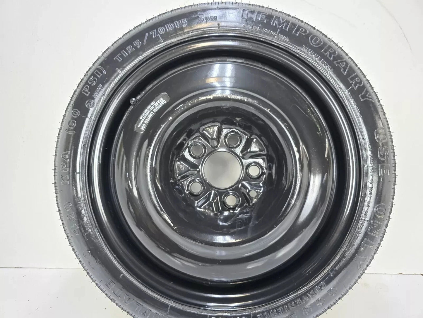 Spare Tire 15" W/Jack Kit Fits 2001-2010 Chrysler PT Cruiser Compact Donut