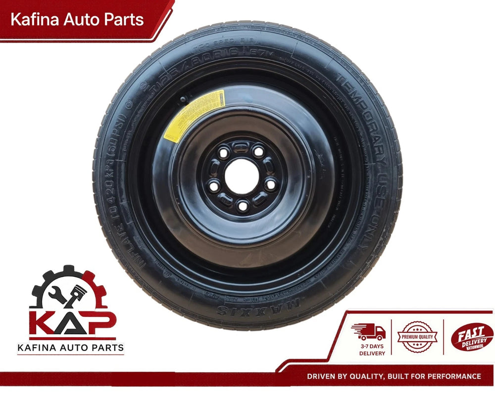 SPARE TIRE 16'' FITS: 2014-2021 MAZDA 6 COMPACT DONUT (NEW TIRE)