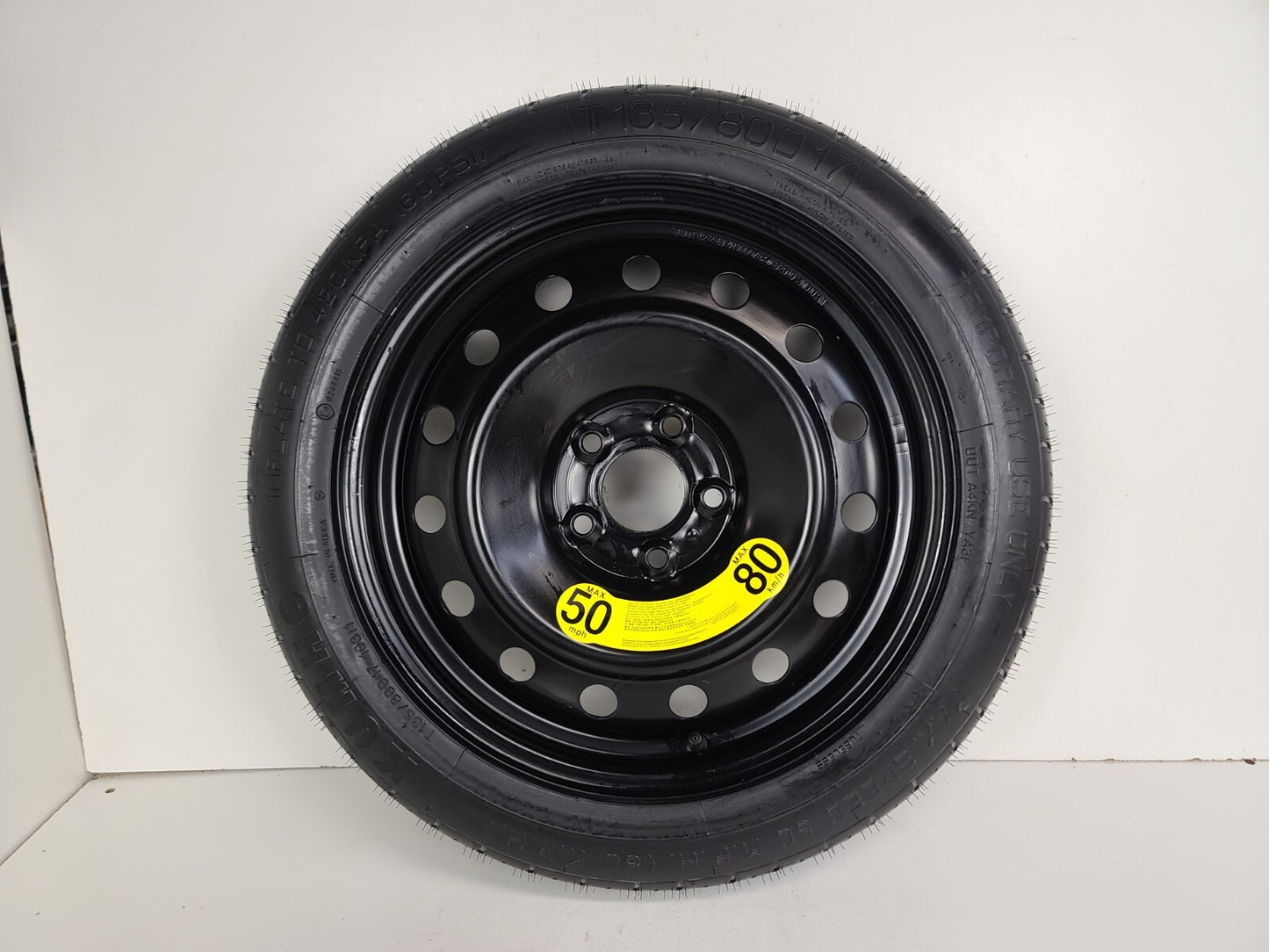 SPARE TIRE 17" FITS 2022 KIA SPORTAGE OEM GENUINE DONUT .