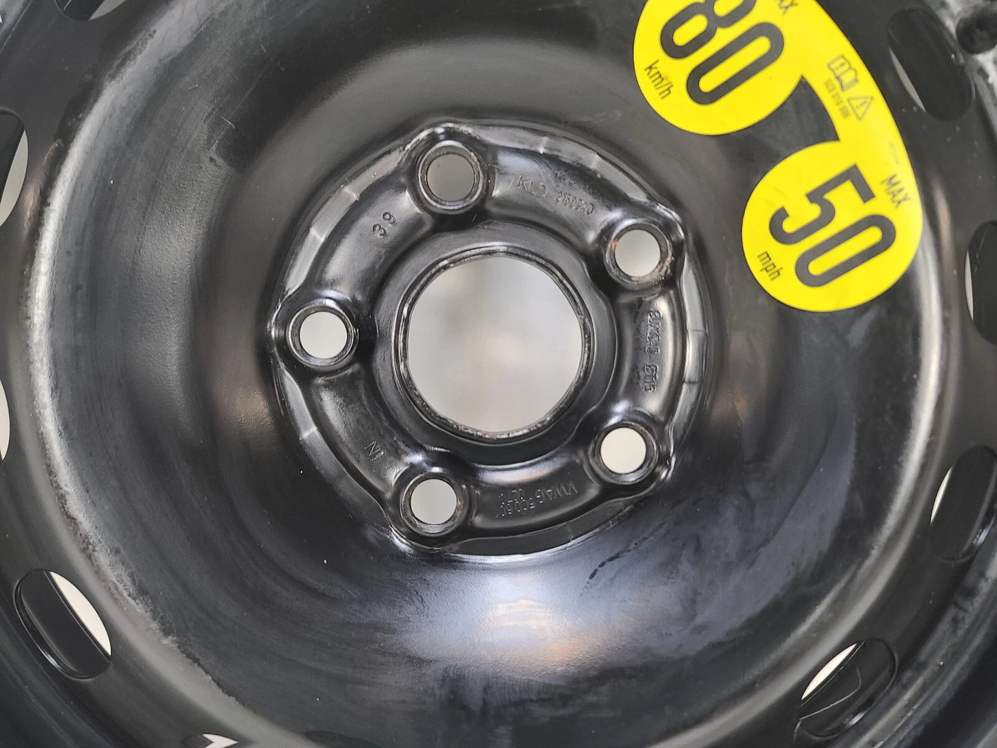 Spare Tire 16" Fits 2014-2019 Volkswagen Golf OEM Genuine Donut