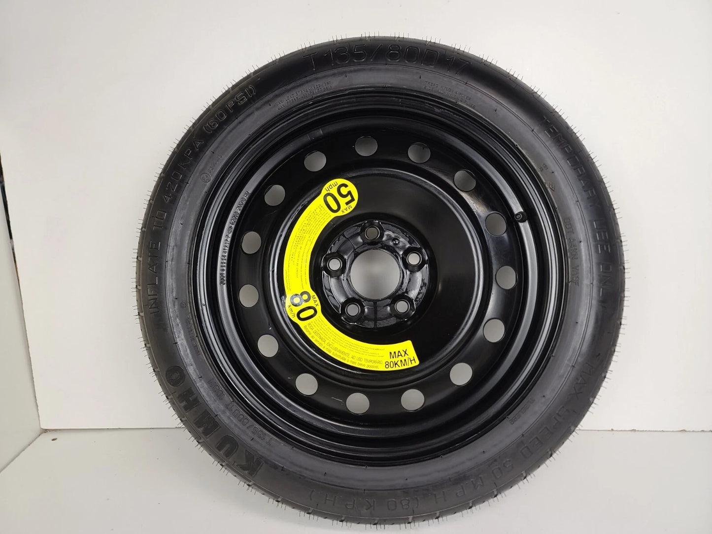 SPARE TIRE W/JACK KIT 17" FITS 2023 2024 2025 KIA SPORTAGE DONUT