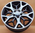 2018-2022 Jeep Grand Cherokee Wheel Rim 20"X8" Polished W/Gray Pockets Y Spoke OEM