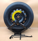SPARE TIRE W/JACK KIT 16" FITS 2009-2021 VOLKSWAGEN PASSAT COMPACT DONUT