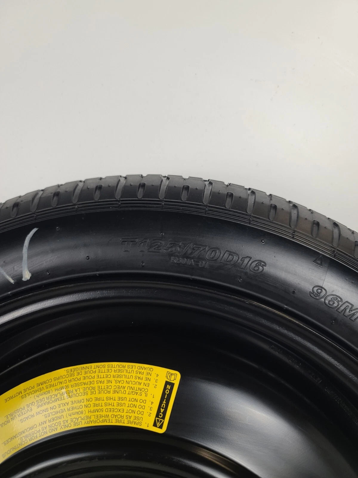 Spare Tire W/Jack Kit 16" Fits 2014 - 2018 Mazda 3 OEM Genuine Donut