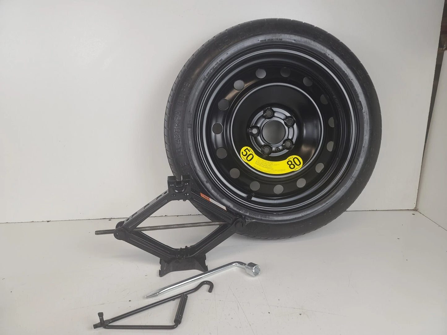 Spare Tire 17" W/Jack Kit Fits 2009-2016 Hyundai Genesis Coupe Compact Donut