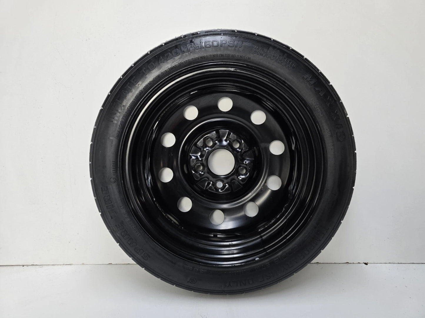 SPARE TIRE W/JACK KIT 16" FITS 2011 KIA OPTIMA DONUT .