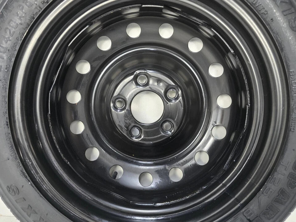 SPARE TIRE 16" FITS 2010-2017 KIA FORTE KOUP OEM GENUINE DONUT (BRAND NEW TIRE )