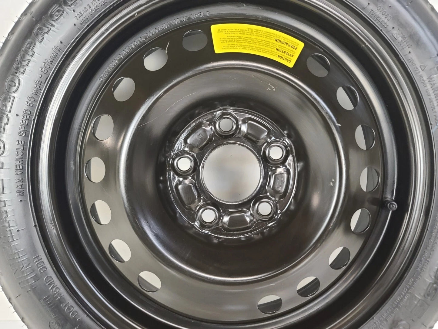 SPARE TIRE 16" FITS 2014 KIA OPTIMA OEM GENUINE DONUT