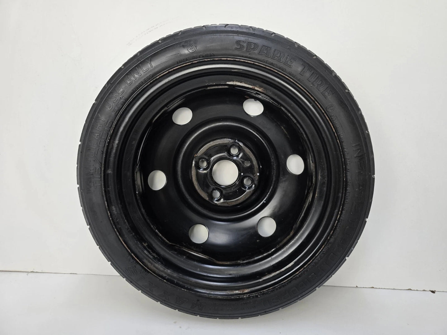 SPARE TIRE W/JACK KIT 15" FITS 2016-2022 HYUNDAI ACCENT DONUT