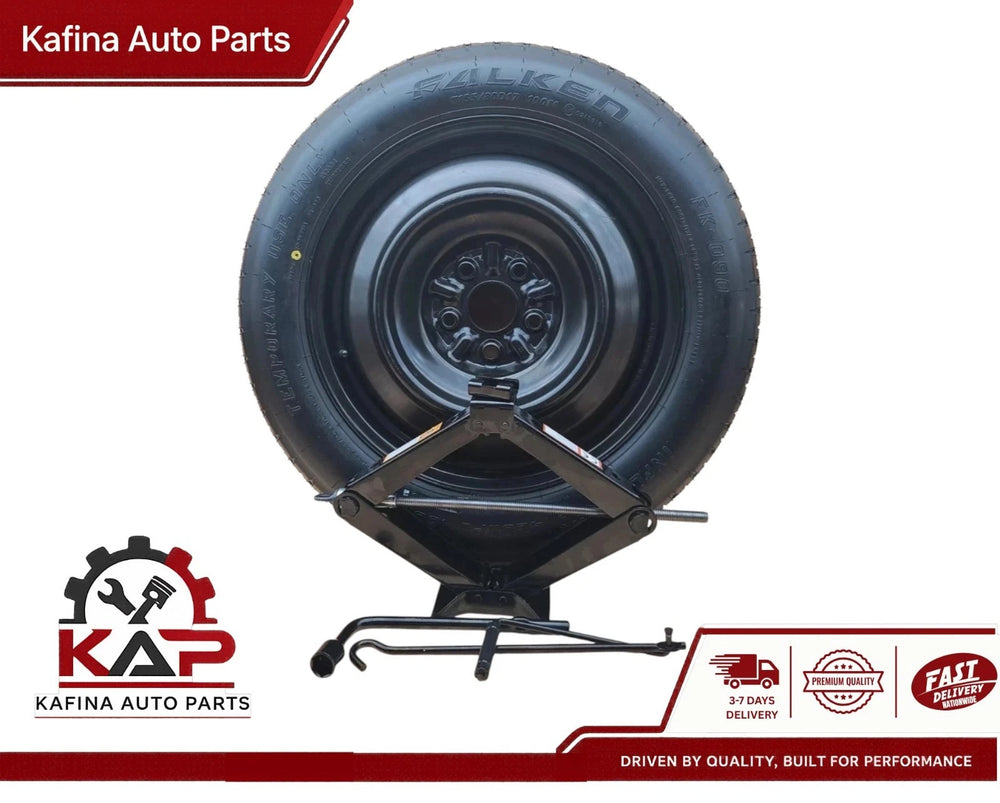 Spare Tire W/Jack Kit 17'' Fit 2021-2025 Toyota Sienna Compact Donut