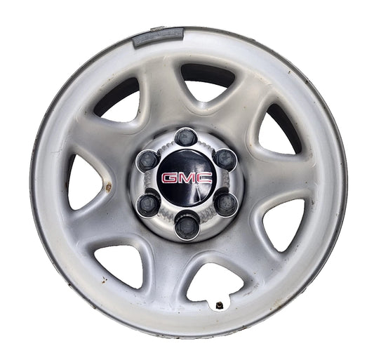 2014-2018 GMC Sierra Chevrolet Silverado 1500 Wheel 17x8 chrome clad 7 spoke OEM