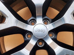 2014-2018 Jeep Cherokee Wheel Rim 17 x 7-1/2" Polished W/Painted Pockets OEM