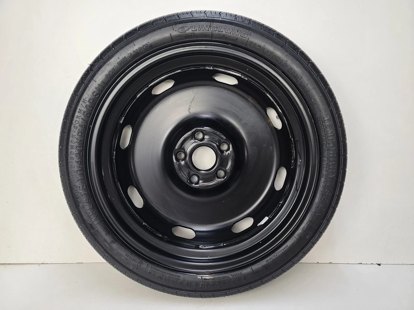 Spare Tire W/Jack Kit 18" Fits 2021 2022 2023 Volkswagen Taos Compact Donut