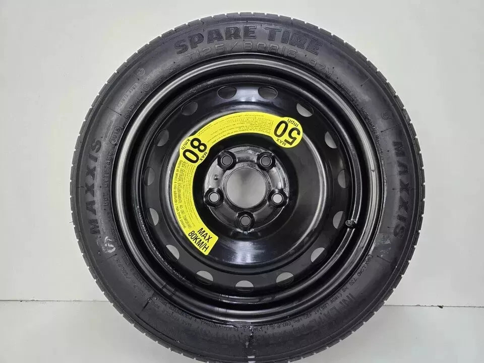 SPARE TIRE W/JACK KIT 16" FITS 2020 KIA NIRO AND NIRO EV COMPACT DONUT.