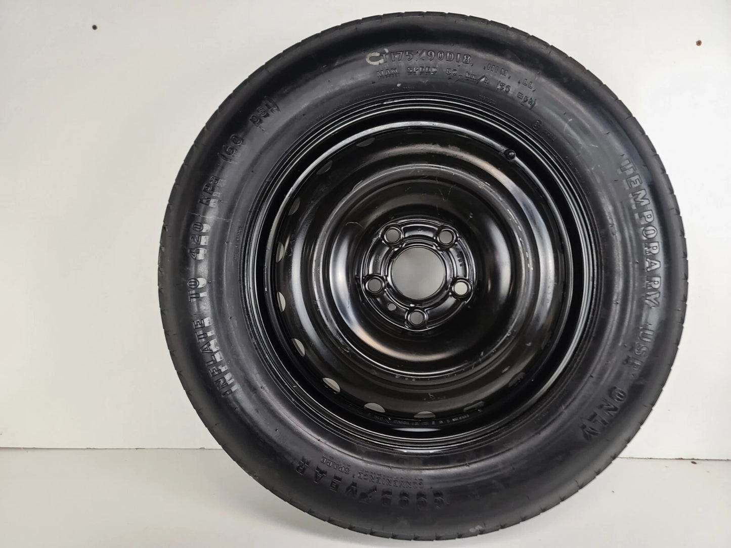 Spare Tire W/Jack Kit 17" Fits 2006-2023 Chrysler 300 OEM Genuine Donut