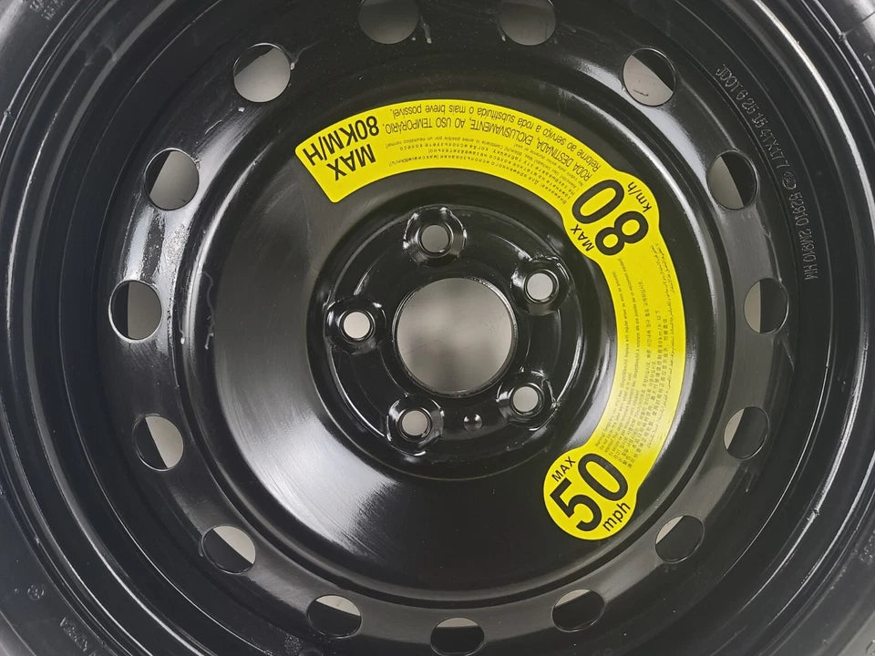 Spare Tire 17" W/Jack Kit Fits 2011-2018 Kia Optima Compact Donut.