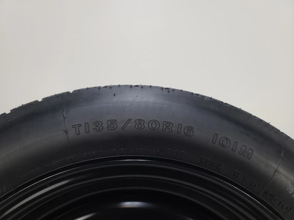 2010-2017 Subaru Impreza Spare Tire Compact Donut T135/80D16 W/Jack Kit OEM