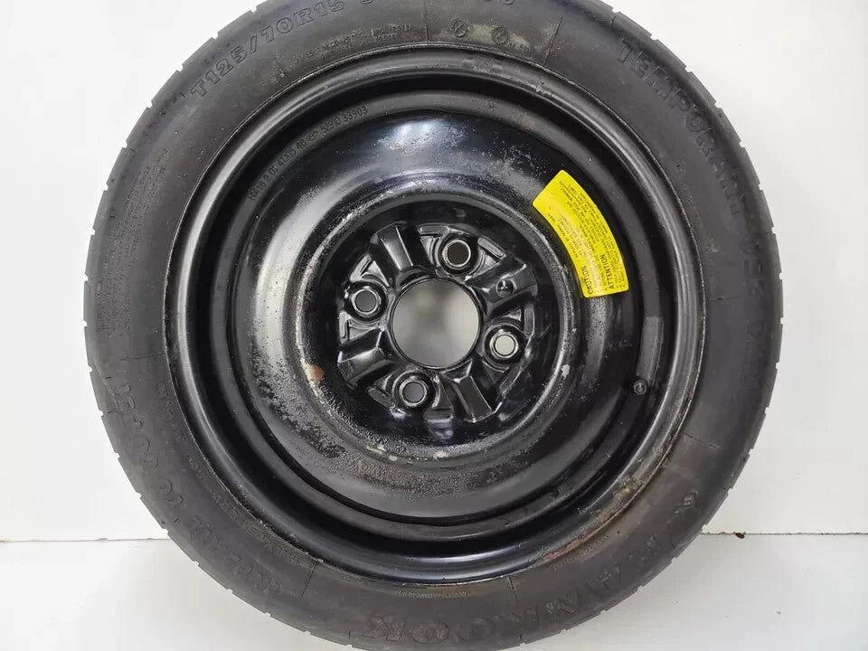Spare Tire 15" 4 Lugs 15" Fits 1992-2006 Hyundai Elantra Compact Donut
