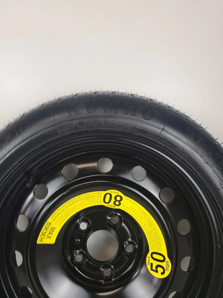 Spare Tire 17" W/Jack Kit Fits 2018-2024 Hyundai Sonata Compact Donut